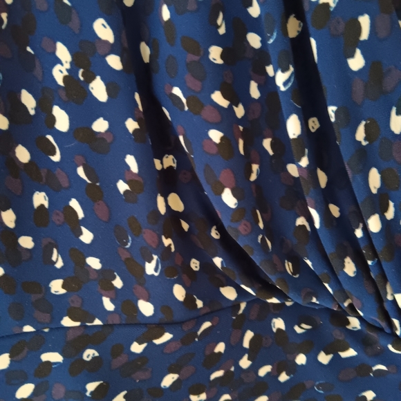 Ralph Lauren Dress, Size 10, Navy print - Picture 5 of 7